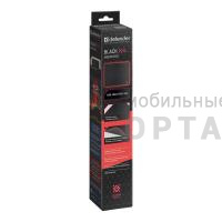 Коврик игровой для мыши, DEFENDER Black XXL, ткань+резина, 400x355x3 мм (1/30)