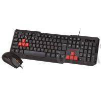 Набор компьютерный Smartbuy ONE 230346-KR ,черно-красный, проводной(1/20)