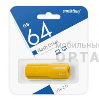 Флешка USB 64 Гб Smartbuy  Clue  жёлтый Флешка USB 64 Гб Smartbuy  Clue  жёлтый