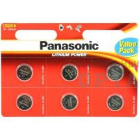 Элемент питания PANASONIC Power Cells CR2016  BL6   (120/600) Элемент питания PANASONIC Power Cells CR2016  BL6   (120/600)